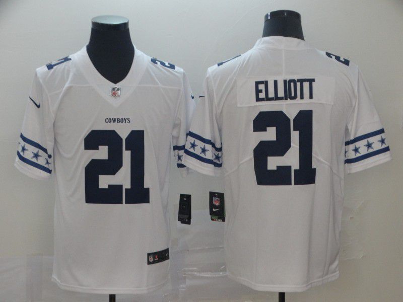 Men Dallas cowboys #21 Elliott White team logo cool edition NFL Jerseys